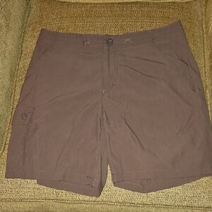 Weatherproof Womens Dark Brown Cargo Shorts